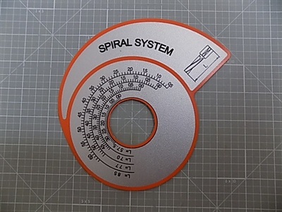 SPIRAL PLATE LABEL - SYSTEM 21P, 23, 29